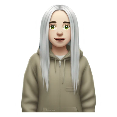 Billie Eilish meets Cottagecore sticker
