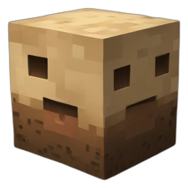 minecraft dirt block sticker
