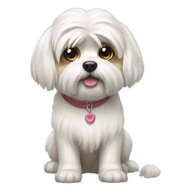 Malshi dog sticker