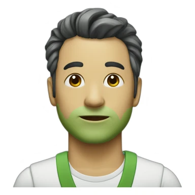 Green connure molinae sticker