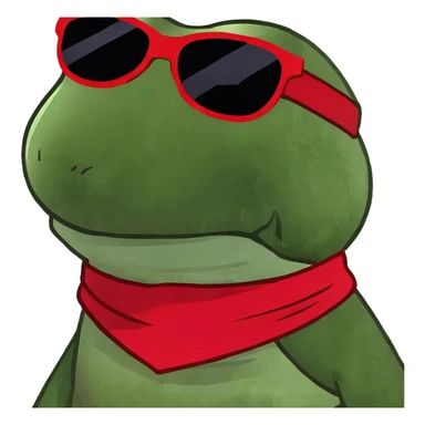 Red 2007 cat eye truck sticker