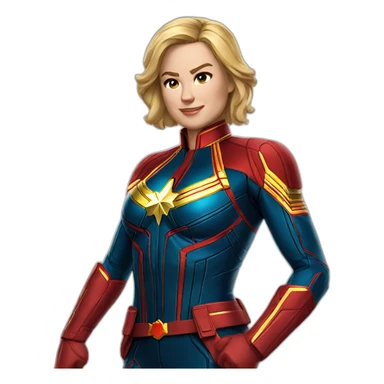 Captain Marvel sticker