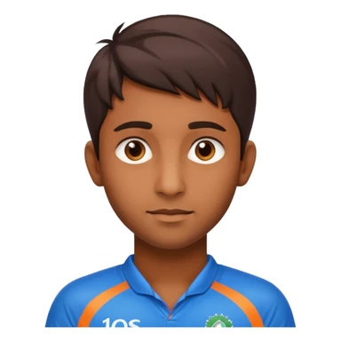 india in cricket jersey 18 number  sticker