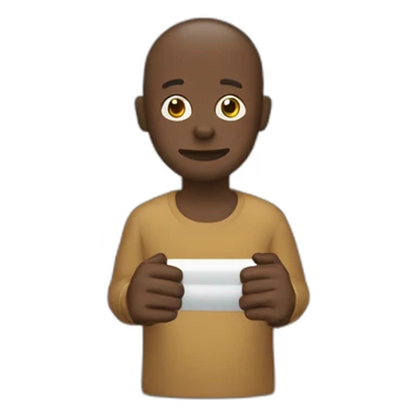 Singe qui tape dans la main d'une personne  sticker