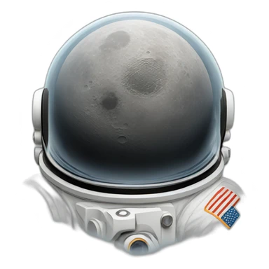 Apollo moon landing sticker