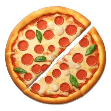 A pizza with harddr drives on it sticker