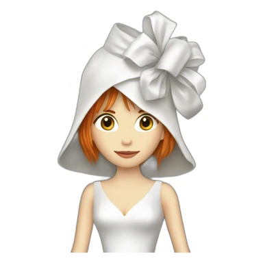 Mylène Farmer long dress sing sticker