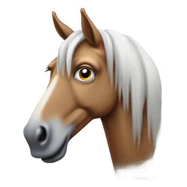 make a sad horse but still happen like it miss some one  sticker
