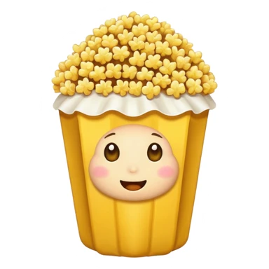 pregnant popcorn sticker
