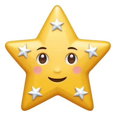 Emoji de um quadrado branco com o símbolo de uma estrela central igual deste emoji ✨ sticker