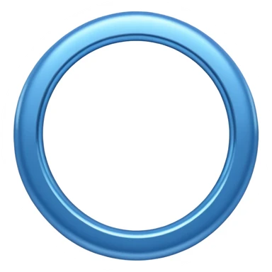 blue ring sticker