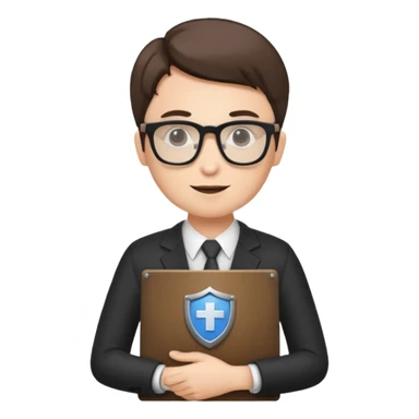 system administrator with a server and a shield icon emoji sticker