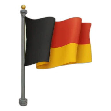 German flag 1945 sticker