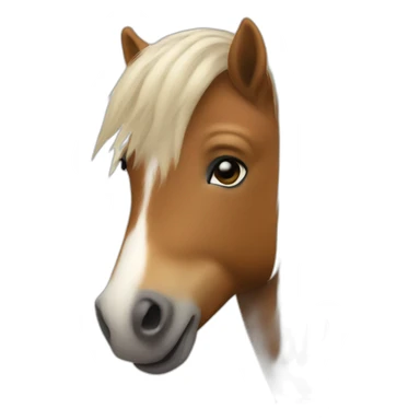 Shetland pony sticker