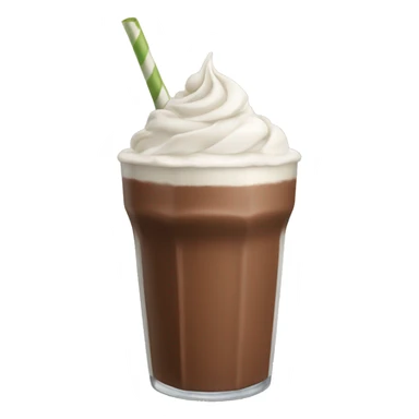batido de chocolate  sticker