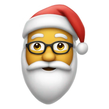 Balloon Santa sticker