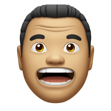 Hungry sumo wrestler sticker