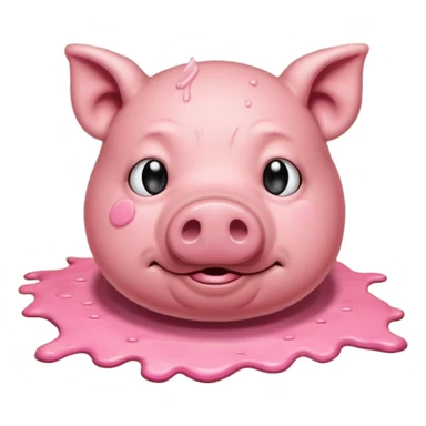 Sweating pig in a attic sticker