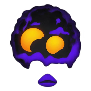 Black light poster sticker