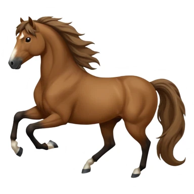 galloping horse side view sticker
