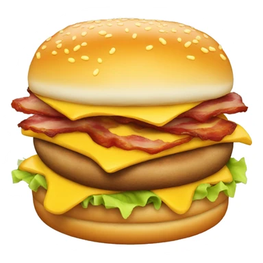 Bacon Cheeseburger sticker