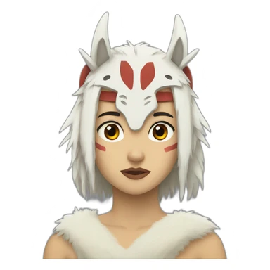 Princess Mononoke sticker