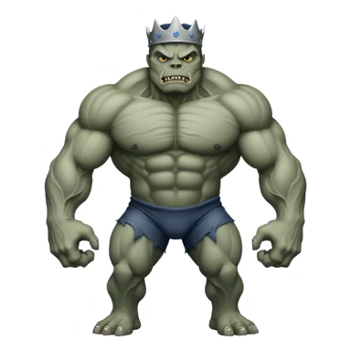 King monster Muscle growth sticker