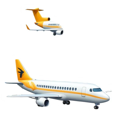 planes next to terminal building, sky sticker