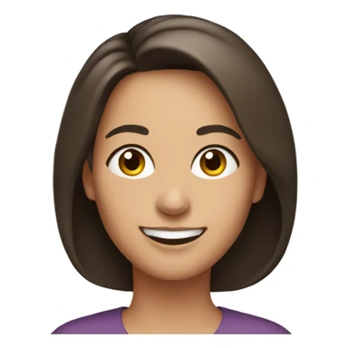 Brunette Mom Smiling sticker