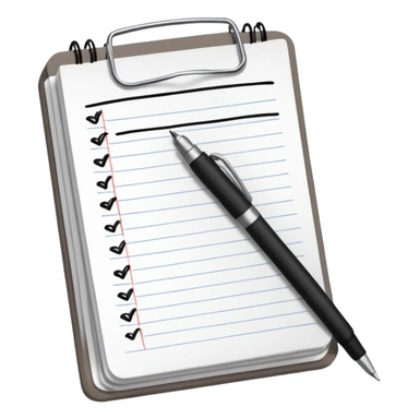 task to do or missions regarding a job role 📋✅ sticker