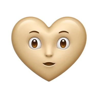 Please make a beige heart emoji which can i use in the text on IG sticker