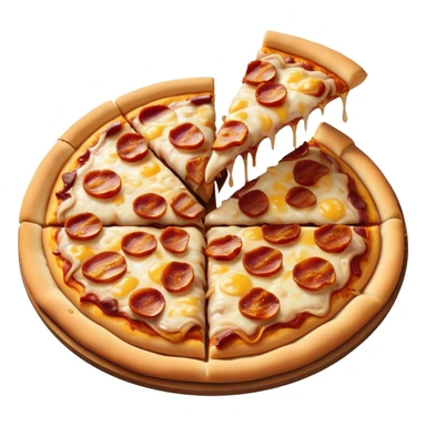 Bbq bacon & chicken pizza sticker