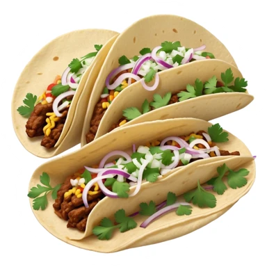 street tacos with onions and cilantro only sticker