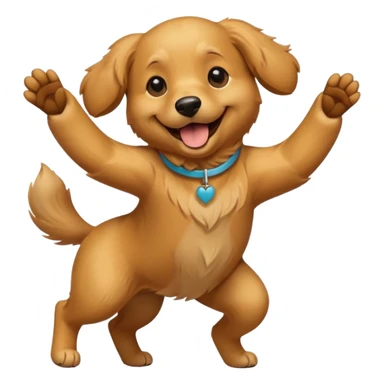 ik wil een hond die danst sticker