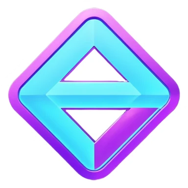 Futuristic “refresh/replay” arrow in Virtuosa style: rounded shape, blue (#00A9F4) and violet (#9A1AFF) neon glow, smooth 3D look, friendly and modern. No text. Full background (not transparent).
 sticker
