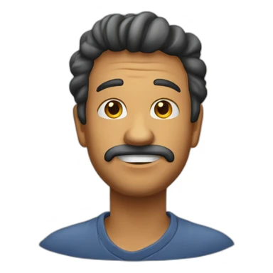 Chico que parpadea sticker