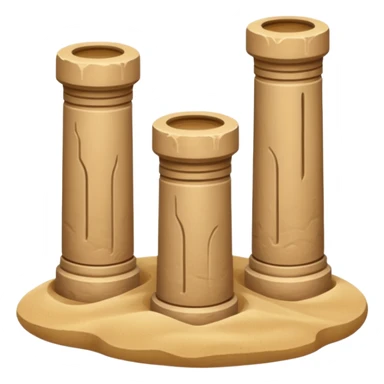 Sand Pillars sticker