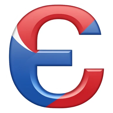 C LETTER USA LOGO  sticker