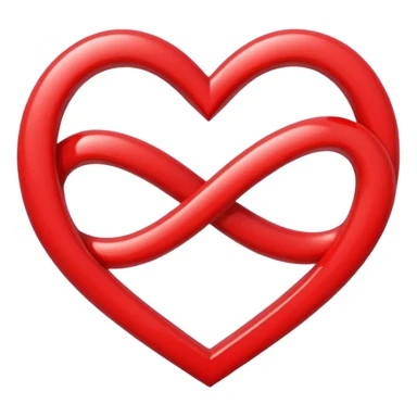 Heart with infinity simble sticker