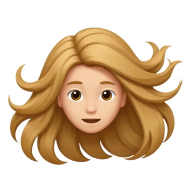hair flip sticker