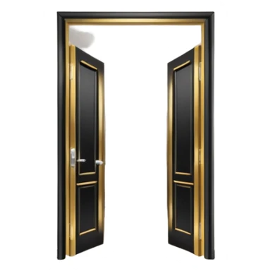 hotel room door modern hallway sticker