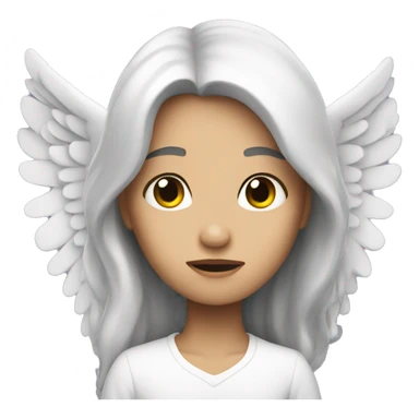 A broken angel  sticker