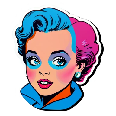 Pop art  sticker