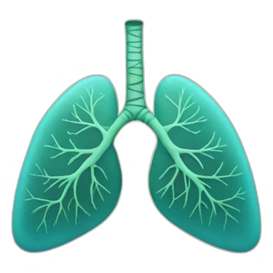 A happy pair of lungs sticker