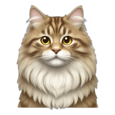 Siberian cat sticker