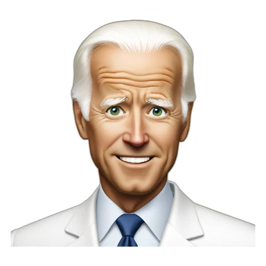 joe biden with laser eyes sticker