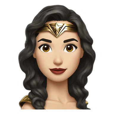 Gal Gadot wonder woman sticker