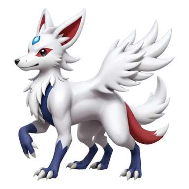 Koraidon-Lycanroc(midnight form)-Lugia-fusion  sticker