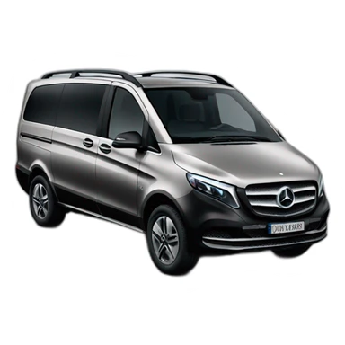 Mercedes eqv black sticker