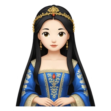 1600's Asian female sticker